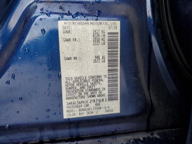 2018 NISSAN ALTIMA 2.5 - 1N4AL3APXJC297681