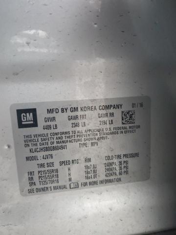 2016 BUICK ENCORE PRE - KL4CJHSB0GB604941