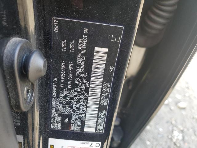 2017 TOYOTA 4RUNNER SR - JTEBU5JR5H5461129