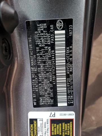 2015 TOYOTA CAMRY LE - 4T1BF1FK2FU494428