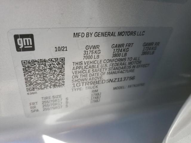 2022 GMC SIERRA LIM - 1GTR9BED5NZ113756