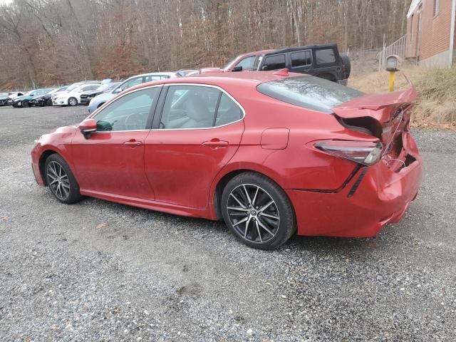 TOYOTA CAMRY SE 2022 red  gas 4T1G11AK7NU058524 photo #3