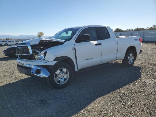 TOYOTA TUNDRA DOU 2010 white  gas 5TFUM5F17AX002890 photo #1