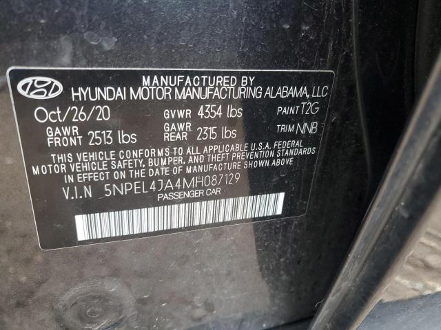 2021 HYUNDAI SONATA SEL - 5NPEL4JA4MH087129