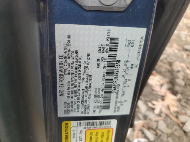 2018 FORD FUSION TIT - 3FA6P0RU6JR248658