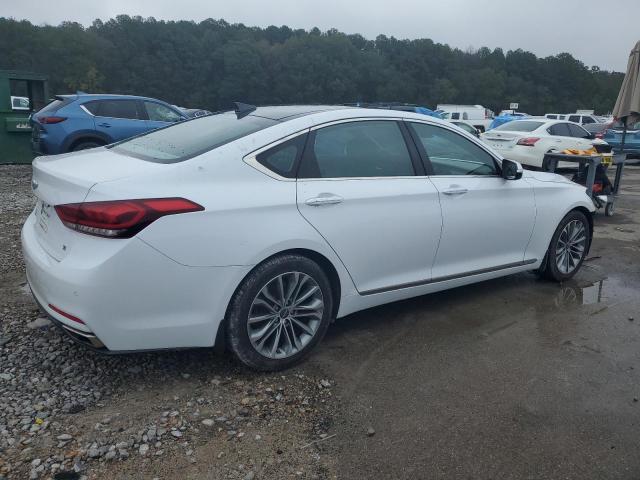 HYUNDAI GENESIS 3. 2015 white sedan 4d gas KMHGN4JE2FU090217 photo #4