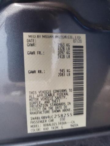 2020 NISSAN ALTIMA S - 1N4BL4BV4LC258255