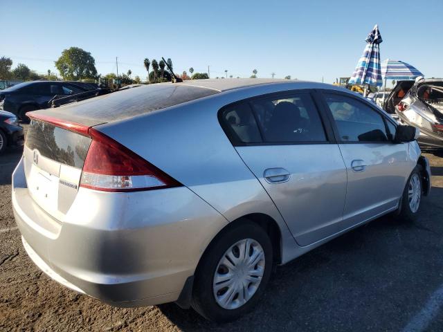 HONDA INSIGHT LX 2010 silver hatchbac hybrid engine JHMZE2H59AS022832 photo #4