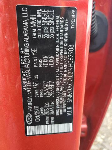 2022 HYUNDAI TUCSON SE - 5NMJACAE2NH062908