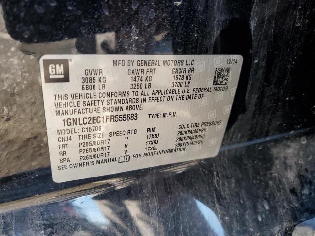 2015 CHEVROLET TAHOE POLI - 1GNLC2EC1FR555683
