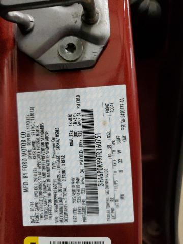 2015 FORD FUSION TIT - 3FA6P0K99FR160751