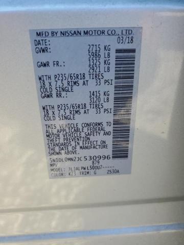 2018 INFINITI QX60 - 5N1DL0MN2JC530996