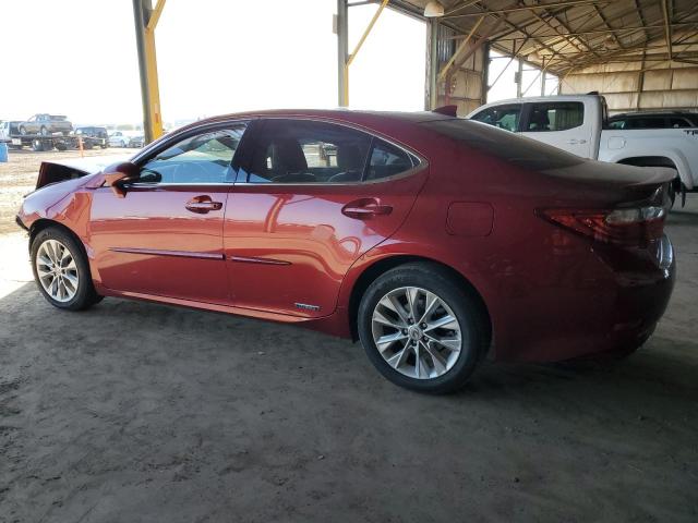 LEXUS ES 300H 2015 red  hybrid engine JTHBW1GG3F2099117 photo #3