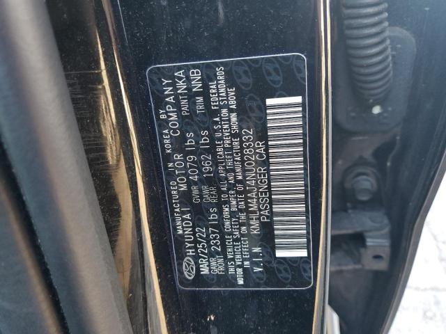 2022 HYUNDAI ELANTRA BL - KMHLM4AJ4NU028332