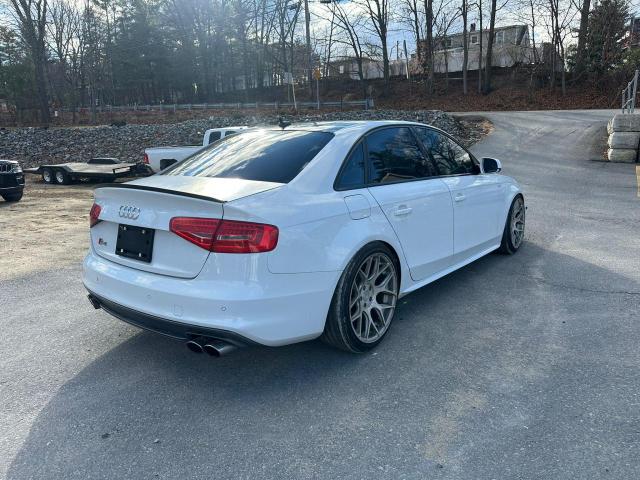 AUDI S4 PREMIUM 2015 white sedan 4d gas WAUBGAFL6FA001584 photo #4