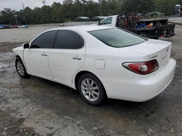 LEXUS ES 300 2003 white  gas JTHBF30GX30140226 photo #3