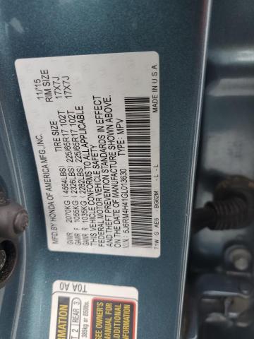 2016 HONDA CR-V SE - 5J6RM4H41GL013630