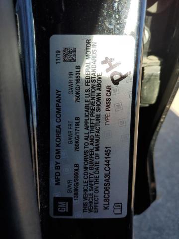 2020 CHEVROLET SPARK 1LT - KL8CD6SA3LC441451