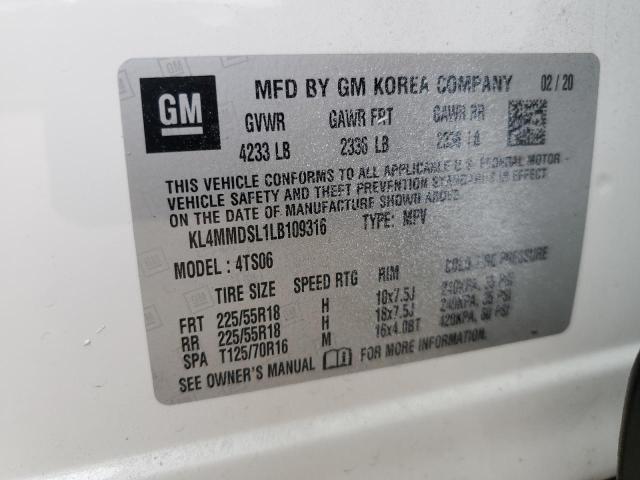 2020 BUICK ENCORE GX - KL4MMDSL1LB109316