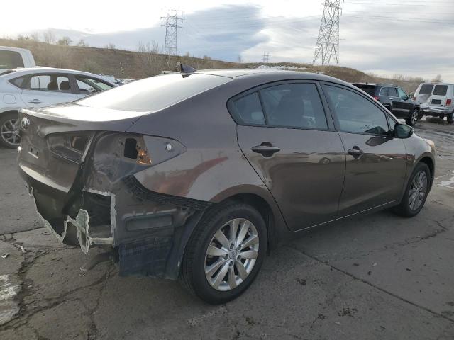 KIA FORTE LX 2014 brown  gas KNAFX4A60E5223596 photo #4