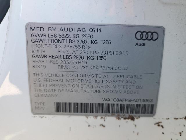 2015 AUDI Q5 PREMIUM - WA1C8AFP5FA014053