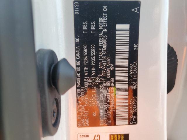 2020 LEXUS RX 450H 2T2HGMDA9LC049499