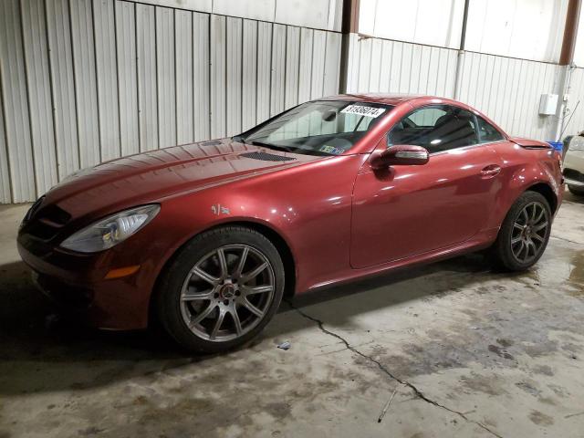 MERCEDES-BENZ SLK 350 2005 red  gas WDBWK56F05F071571 photo #1