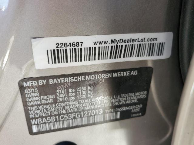 VIN WBA5B1C53FG127013 2015 BMW 5 SERIES no.12