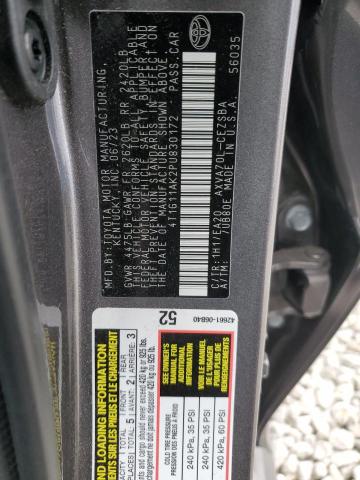 2023 TOYOTA CAMRY SE N - 4T1G11AK2PU830172