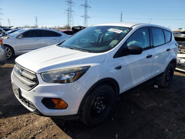 FORD ESCAPE S 2018 white  gas 1FMCU0F73JUB37770 photo #1