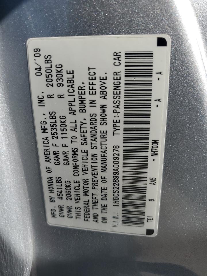 Lot #3033033004 2009 HONDA ACCORD EXL