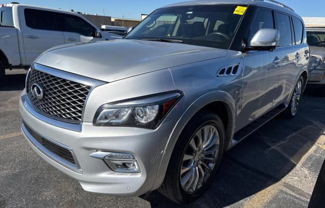 INFINITI QX80 BASE 2017 silver  gas JN8AZ2NF0H9640465 photo #3