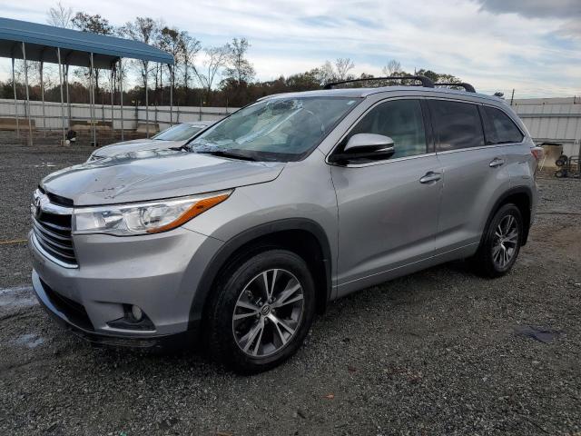 2016 TOYOTA HIGHLANDER - 5TDJKRFH2GS501575