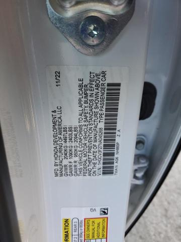 VIN 1HGCV3F27NA045268 2022 HONDA ACCORD no.12