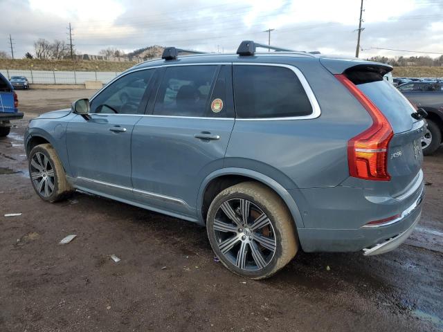 VOLVO XC90 T8 RE 2022 blue  hybrid engine YV4H60CLXN1837456 photo #3