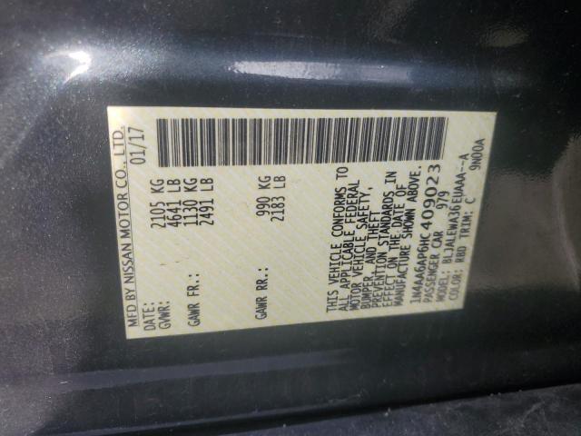 2017 NISSAN MAXIMA 3.5 - 1N4AA6AP6HC409023