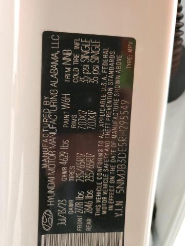 2024 HYUNDAI TUCSON SEL - 5NMJB3DE5RH295549