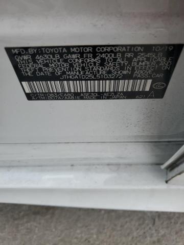 2020 LEXUS IS 300 F S JTHGA1D25L5103272