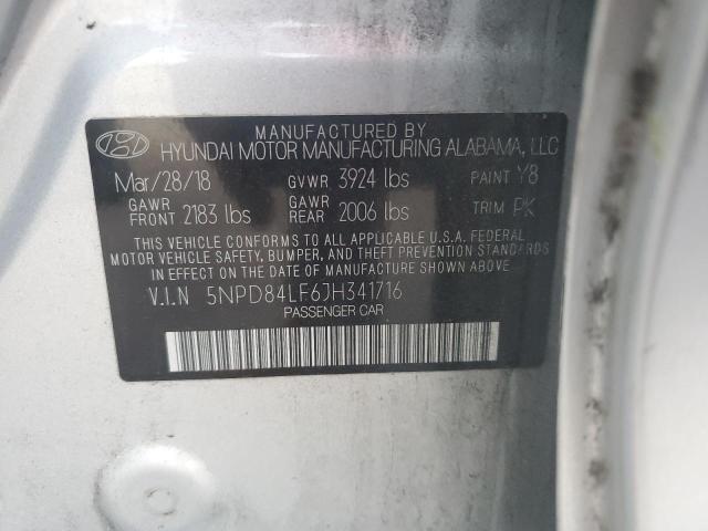 2018 HYUNDAI ELANTRA SE - 5NPD84LF6JH341716