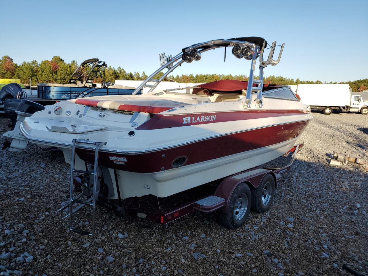 Lot #3045785632 2007 LARS BOAT W/TRL