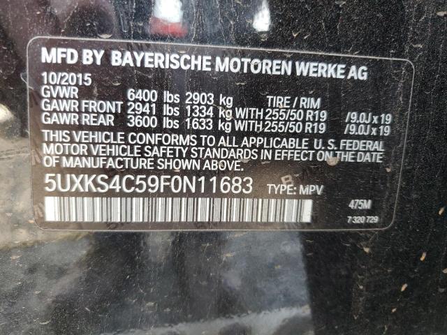 2015 BMW X5 XDRIVE3 - 5UXKS4C59F0N11683