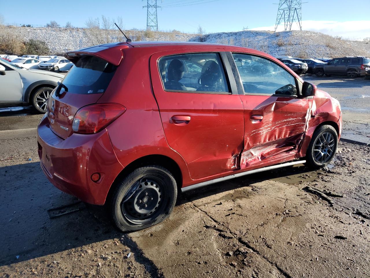 Lot #3026286288 2015 MITSUBISHI MIRAGE DE