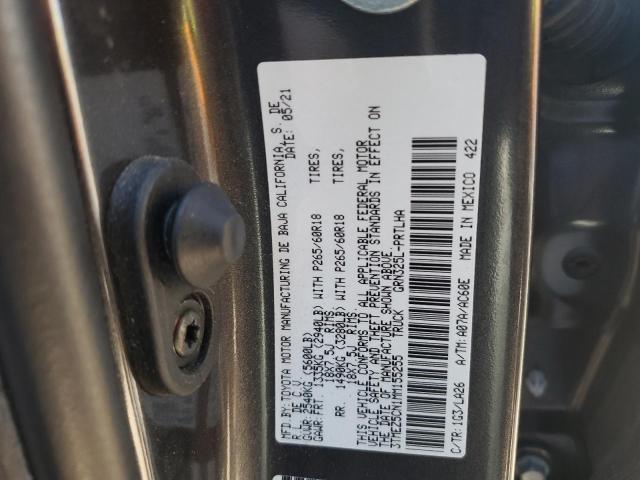 VIN 3TMEZ5CN1MM155255 2021 TOYOTA TACOMA no.12