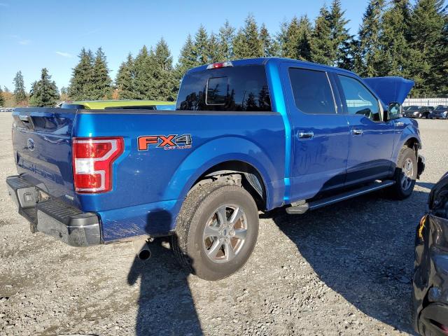 FORD F150 SUPER 2018 blue  gas 1FTEW1EG8JFC16077 photo #4