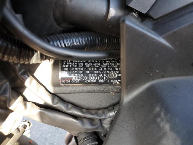 2016 KAWASAKI ZR800 B JKBZRCB1XGDA13810