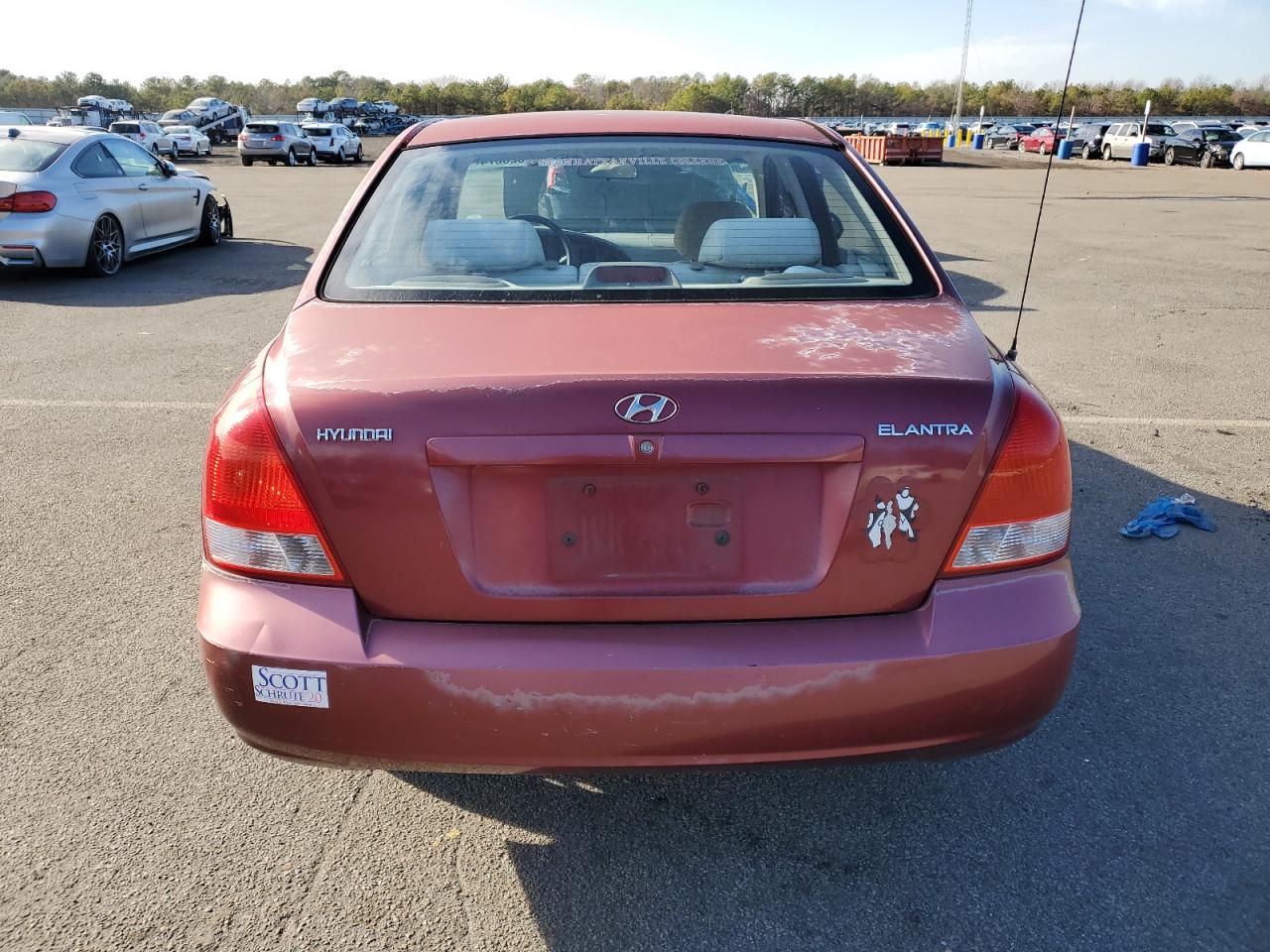 Lot #3020071627 2003 HYUNDAI ELANTRA GL