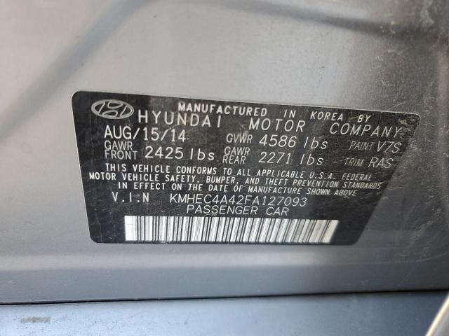 2015 HYUNDAI SONATA HYB - KMHEC4A42FA127093