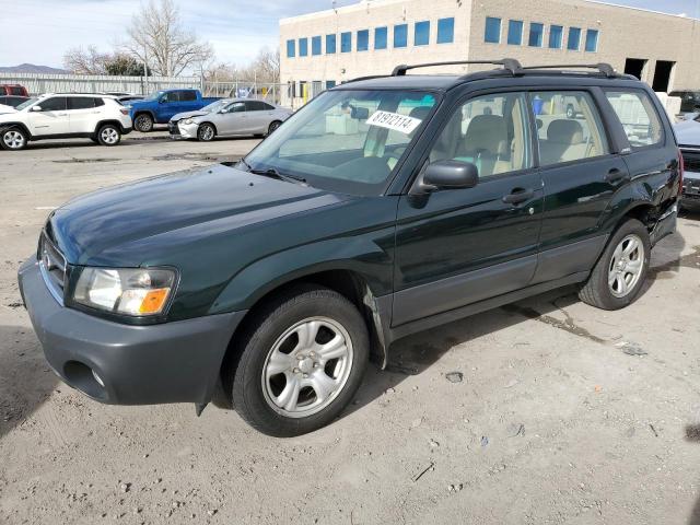 SUBARU FORESTER 2 2004 green  gas JF1SG63664H708256 photo #1