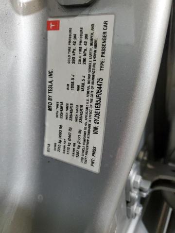 VIN 5YJ3E1EB5JF054475 2018 TESLA MODEL 3 no.13