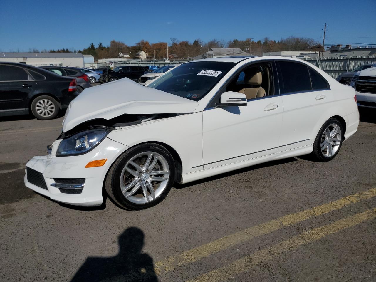 Lot #3033236848 2013 MERCEDES-BENZ C 300 4MAT